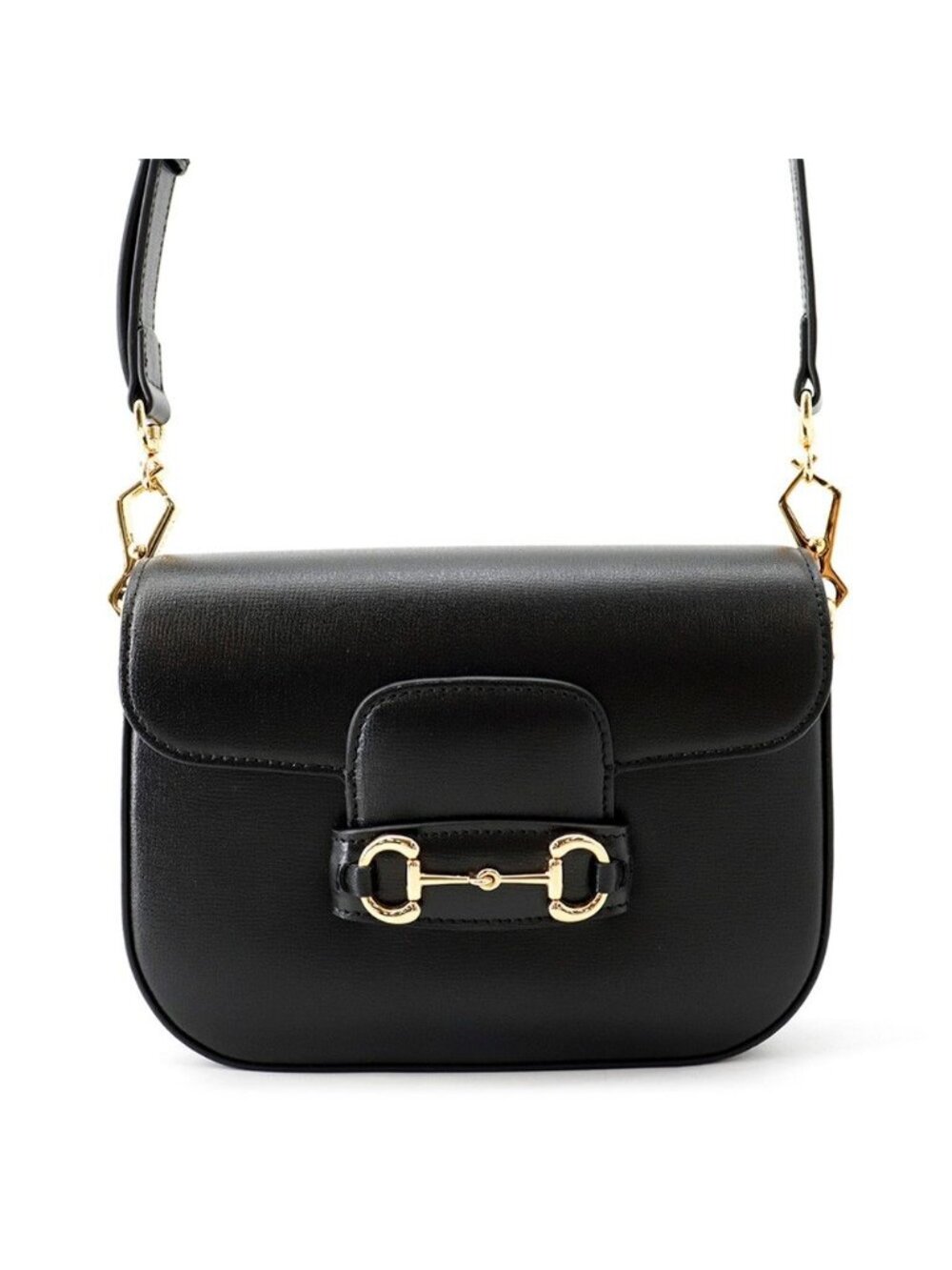 Gucci Shoulder Bag Horsebit 1955 Small Leather Black